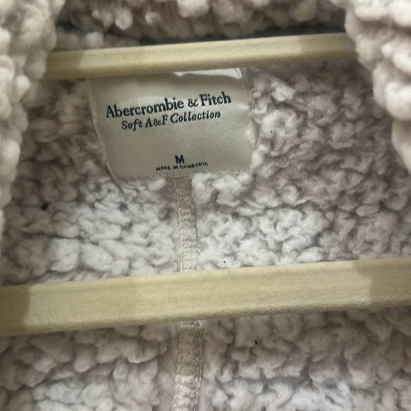 Abercrombie & Fitch Cinched Cocoon Sherpa Full Zip medium - Picture 5 of 6